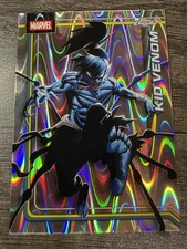 2026 Topps Chrome Marvel Comics #128 Kid Venom RayWave Refractor