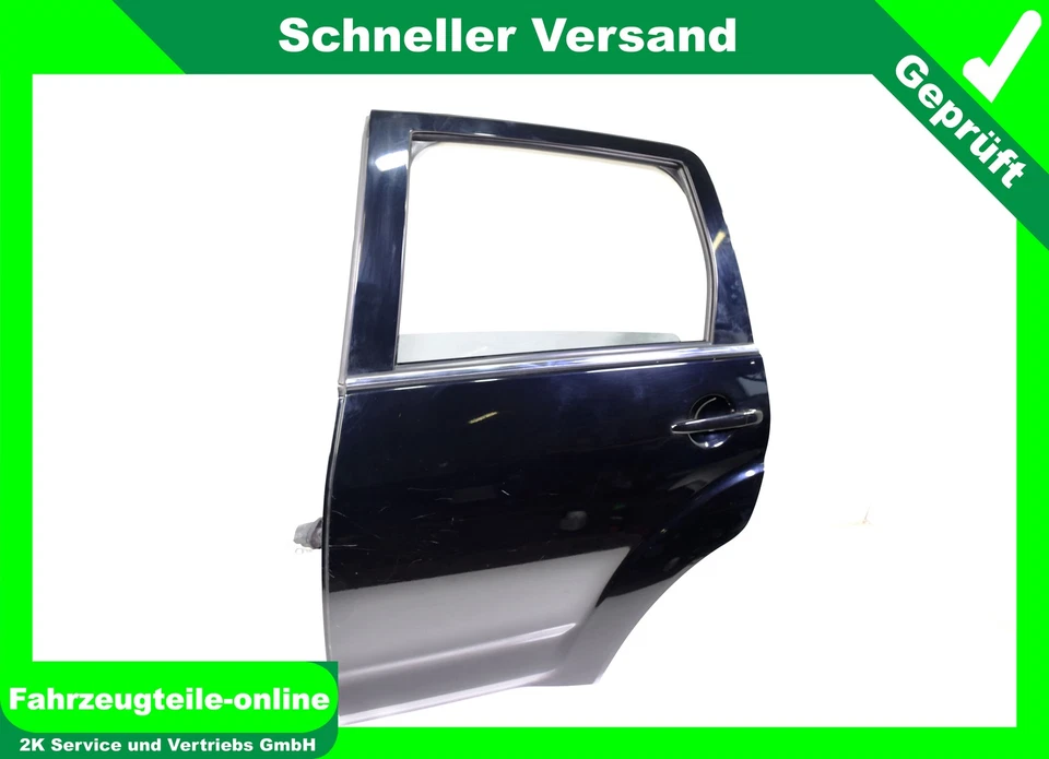 Mitsubishi Outlander II CW Tür hinten links Fahrerseite Schwarz X42 - Bild 3 von 4