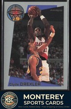 Clyde Drexler 1992-93 Fleer Sharpshooters #13 Portland Trail Blazers