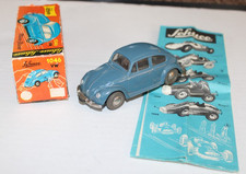 Vintage Schuco 1046 VW BEETLE Micro Racer Tin Wind Up Car w/ Box Made Germany