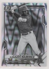 2021 Bowman Draft Chrome Black & White RayWave Refractor Alexander Ramirez 0o6v