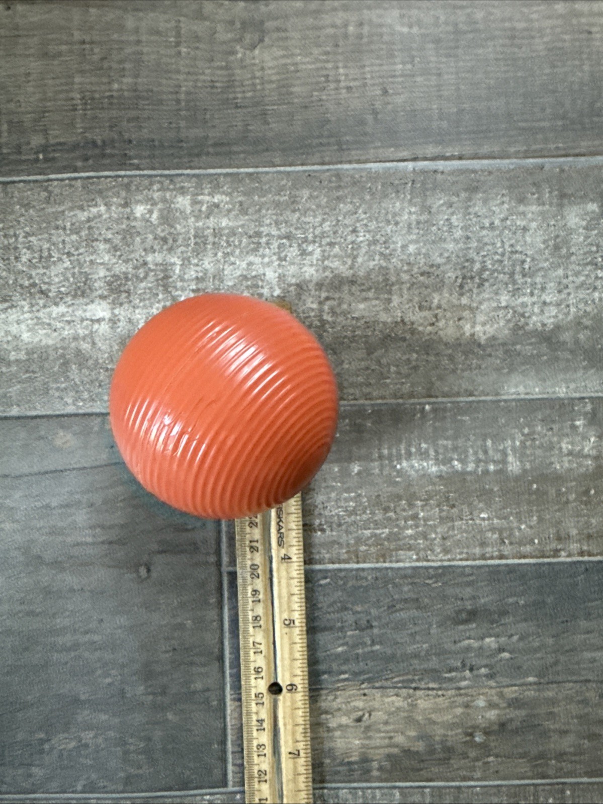 Set of 6 Sportcraft Solid Color Ribbed Croquet Balls 3” Colorful Balls Only