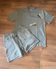 Essentials Fear of God Herren Set Grün M Log...