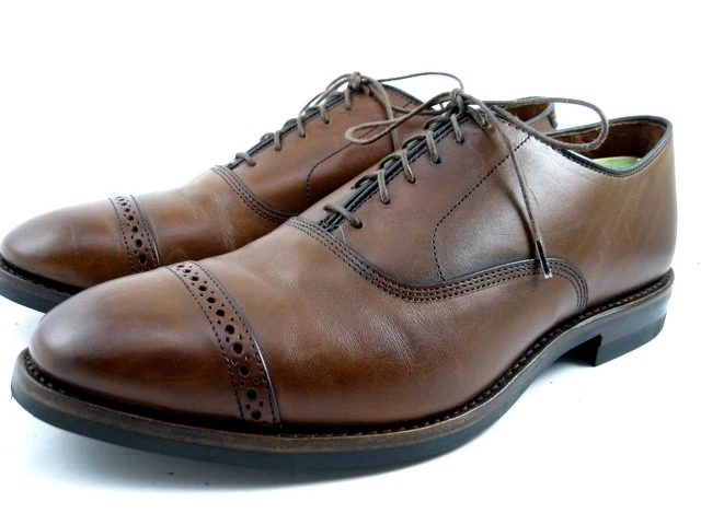 Allen Edmonds "Fifth Avenue" Cap-Toe Oxfords 12 E Dark Chili DAINITE SOLES(618N) - Image 4 of 4