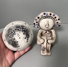 Lot of 2 Bohemian Hippie Love Your Mother Earth Spirit Rattle Noise Maker Shaker