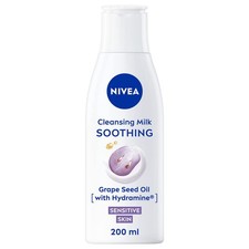 Soothing Cleansing Milk (200ml) Face Cleanser with Grape Seed Oil and Hydramine