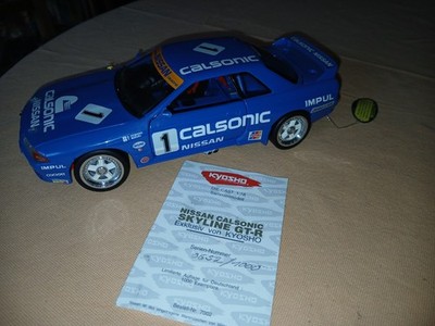 1:18 Kyosho Nissan Calsonic Skyline GT-R, limitiert, mit Zertifikat, dunkelblau