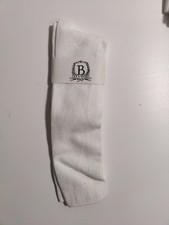 b studio -women's socks - white- Cotton Blend - Made in USA **I3**