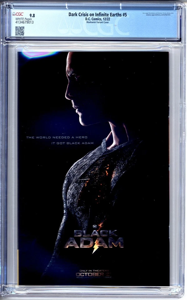 DARK CRISIS ON INFINITE EARTHS #5 CGC 9.8 IDENTITY CRISIS #1 HOMAGE VARIANT 2022 - Image 2 of 2