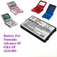 900Mah Battery AGS-003, SAM-SPRBP for Nintendo Advance SP, AGS-001, GBA SP