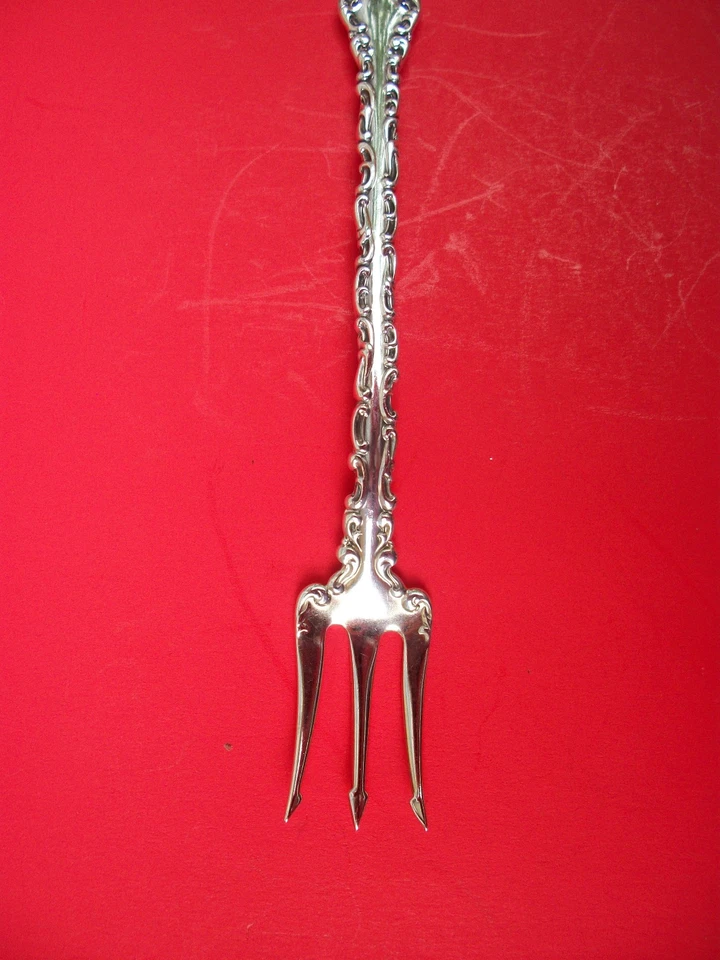 Whiting Gorham Louis XV Shrimp Fork Antique Sterling Silver 1891 - .55 T oz - Image 3 of 4