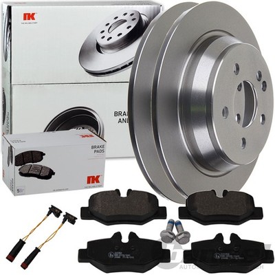 NK BREMSSCHEIBEN 296mm+ BELÄGE HINTEN passend für MERCEDES VITO VIANO MIXTO W639