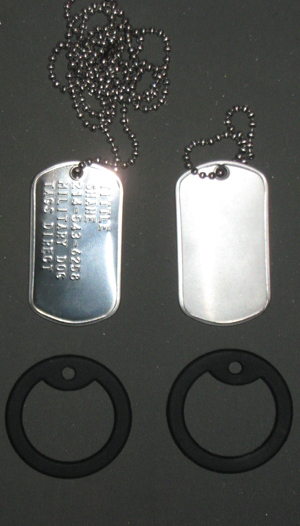 silver950 【2枚組】dog tag handmade silver950 【2枚組】dog tag handmade アクセサリー