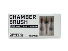 10 Pack 5.56MM/.223cal Brass Chamber Brushes for Gun Cleaning