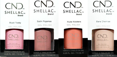 Cnd Shellac Gel Polish - INTIMATES Collection 0.25oz/7.3ml - Pick Any Color