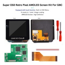 Gameboy Color GBC AMOLED Touch Laminated OSD OLED Screen kit shell buttons