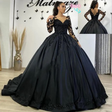 Elegant A-Line Wedding Dresses Swetheart Long Sleeve Lace Applique Bridal Gowns