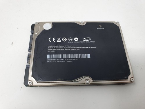Hitachi HDD Hard Disk Drive 250GB 2.5" SATA HTS543232L9SA0 for MacBook Pro A1286 - Picture 3 of 11