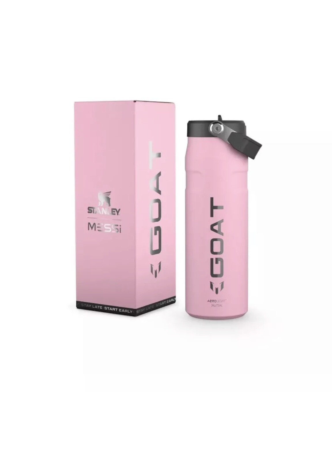 Messi x Stanley IceFlow Flip Straw Water Bottle 24oz