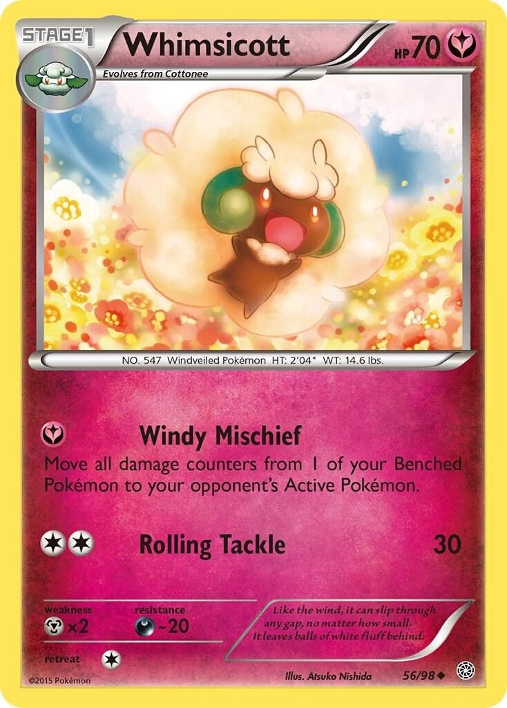 Whimsicott 56/98 - Ancient Origins - Uncommon - Pokemon Card TCG - Mint