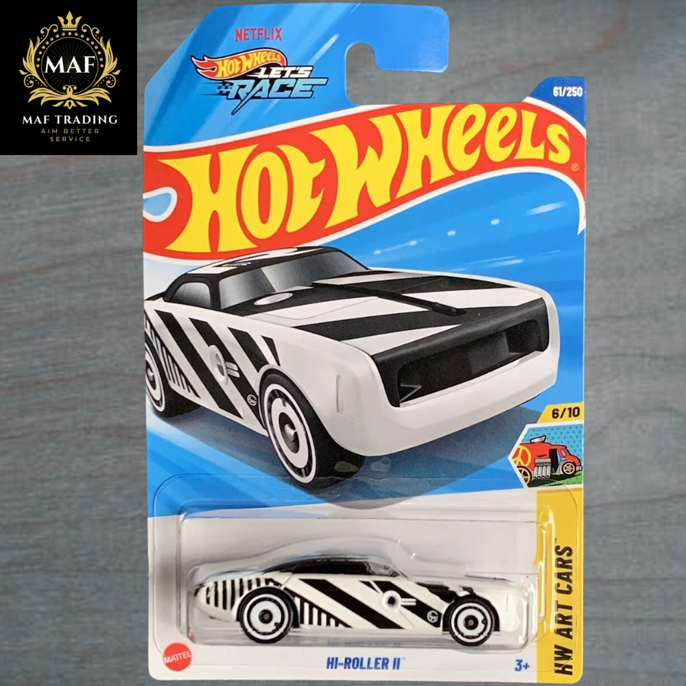 Hot Wheels Hi-Roller II Zebra #61 Mainline 2025 Case C New Let's