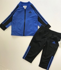 blue adidas jacket outfit