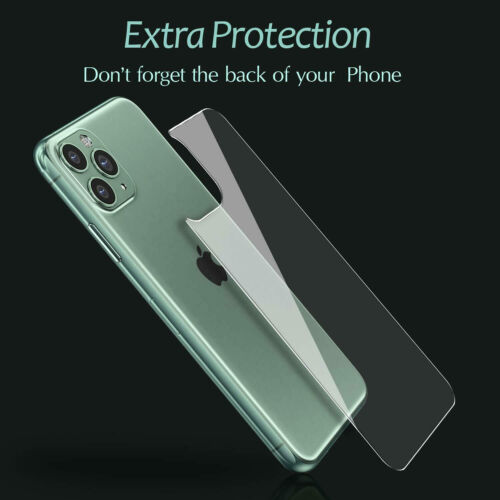 Für iPhone 16 15 14 Pro 13 12 11 Pro XR SE Hartglas Full Screen Schutzfolie - Bild 10 von 30