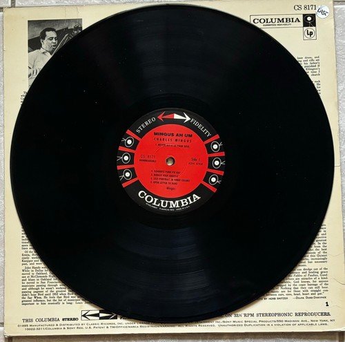 Charles Mingus - Mingus Ah Um - 1995 (reissue) - 180-gram LP - Picture 6 of 6