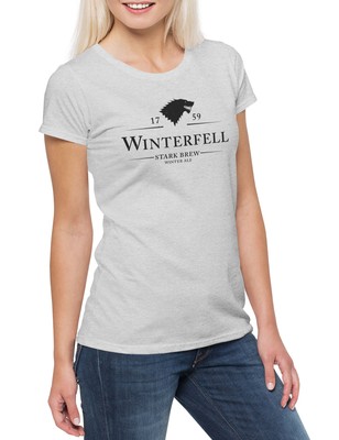 Winterfell 1759 Stark Brew Damen T-Shirt Winter Ale Beer Game Of Brewery House