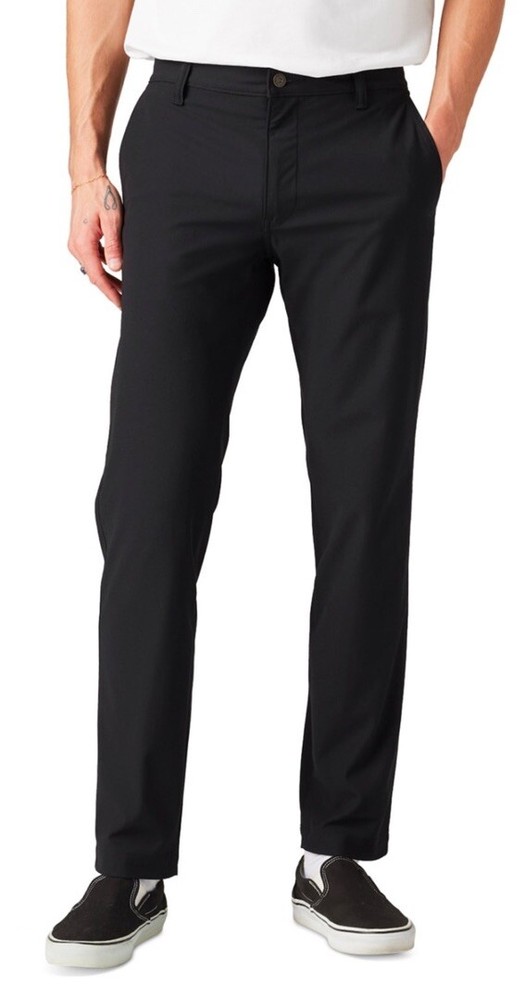 $69 Levi’s XX Chino Tech Pants for Men – Black 34Wx30L Comfort Fit