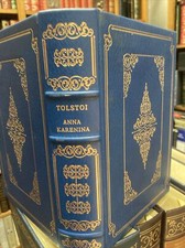 FRANKLIN LIBRARY: LEO TOLSTOY: GERMAN TEXT: ANNA KARENINA: CZARIST RUSSIA