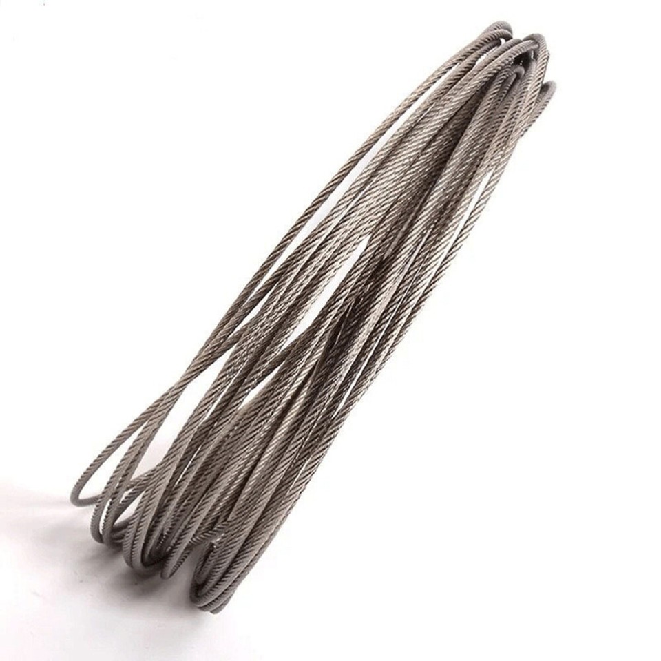 Double Hole Aluminum Sleeve Coated Cable Easy to Cut Wire Rope eBay