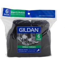 Gildan mens ankle socks Size 6-12