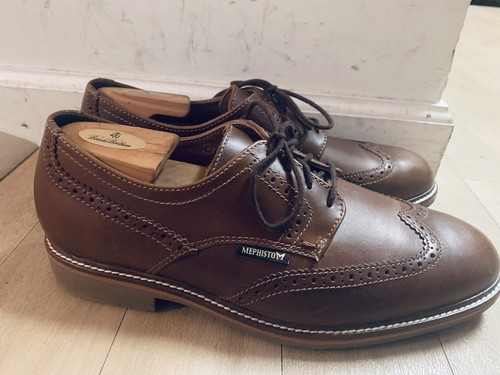 Mephisto Piers Air -Jet Wingtip In Dark 