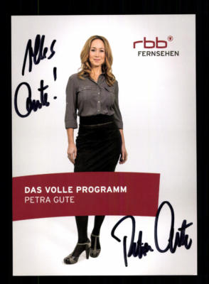 Petra Gute  Autogrammkarte Original Signiert # BC 133925