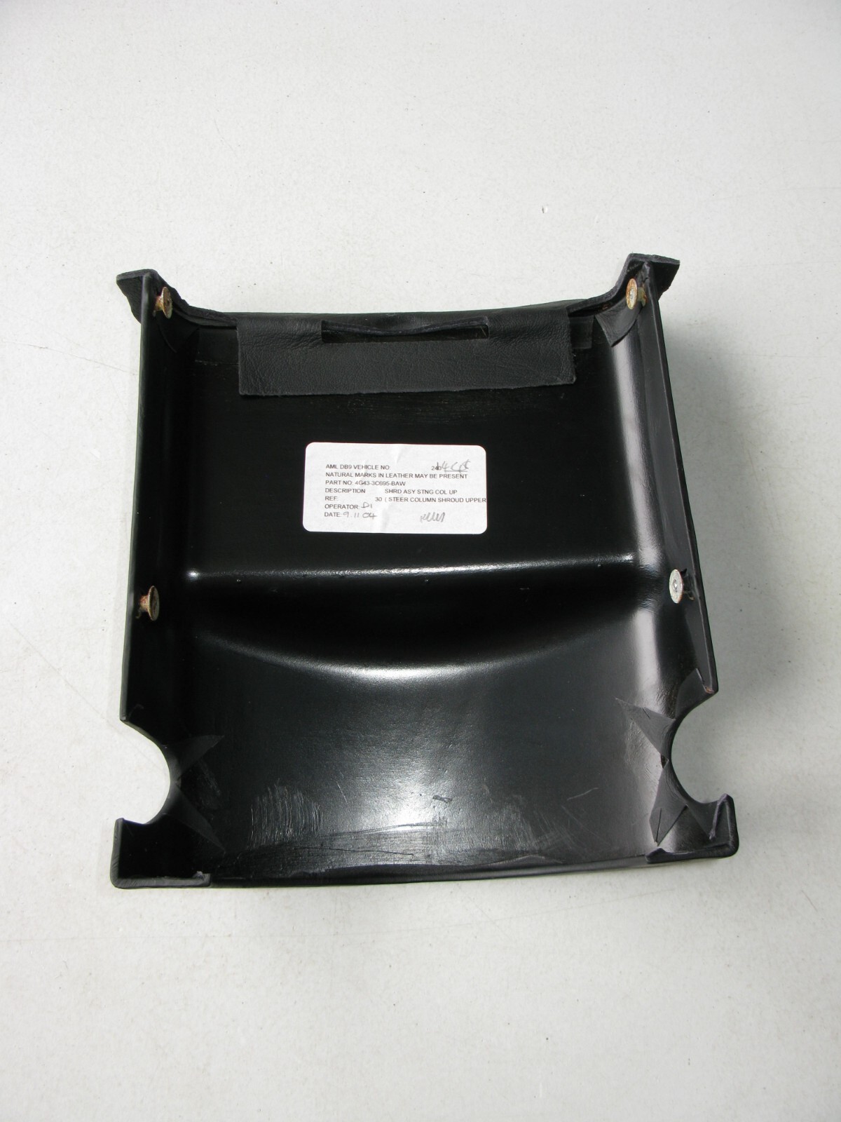 Aston Martin DB9 Steering Column Cover 4G43-3C695-BAW