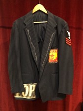 Custom  Kill Pop  Blue Pinstripe Blazer Jacket