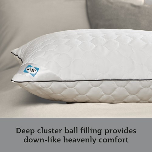 Sealy Deeply Full Pillow Medium Support Luxury Hotel Bed High Quality Sleep - Picture 2 of 8