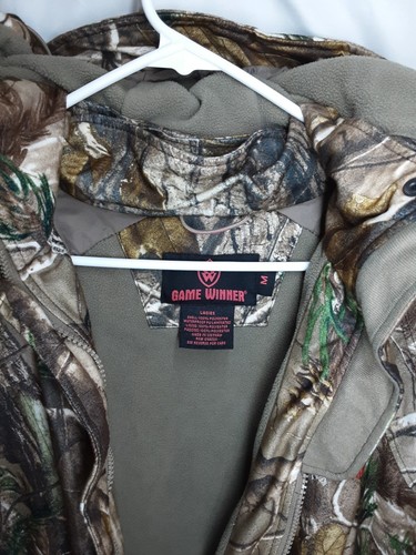 Game Winner RealTree Camoflauge Hooded Jacket Women's Size Medium - K53 - Picture 6 of 10