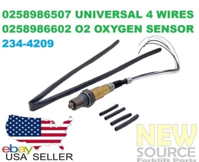 AFTERMARKET 0258986507 0258986602 OXYGEN SENSOR 4 WIRES REPLACES DENSO 234-4209