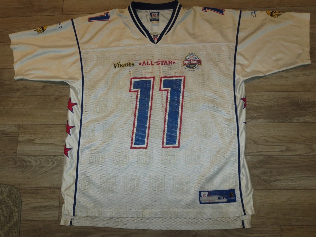 Dante Culpepper #11 Minnesota Vikings NFL Pro Bowl Reebok Jersey XL mens