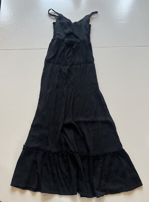 Aerie Womens Long Black Dress Size XS Front Cut Out | eBay Aerie Womens Long Black Dress Size XS Front Cut Out | eBay