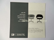 ARFLEX sedia SD Airone Fermigier poltrona MGB divano BROCHURE vintage