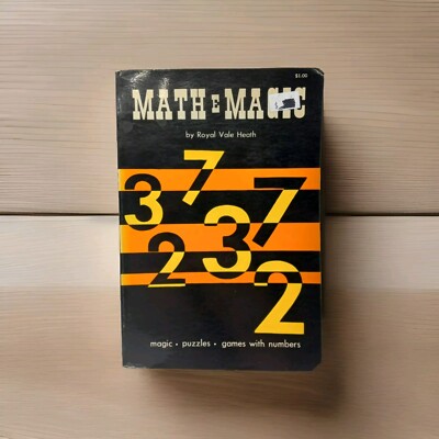 MATH-E-MAGIC Royal Heath,  early edition 1950s fun stuff TMGS Book-MANIA