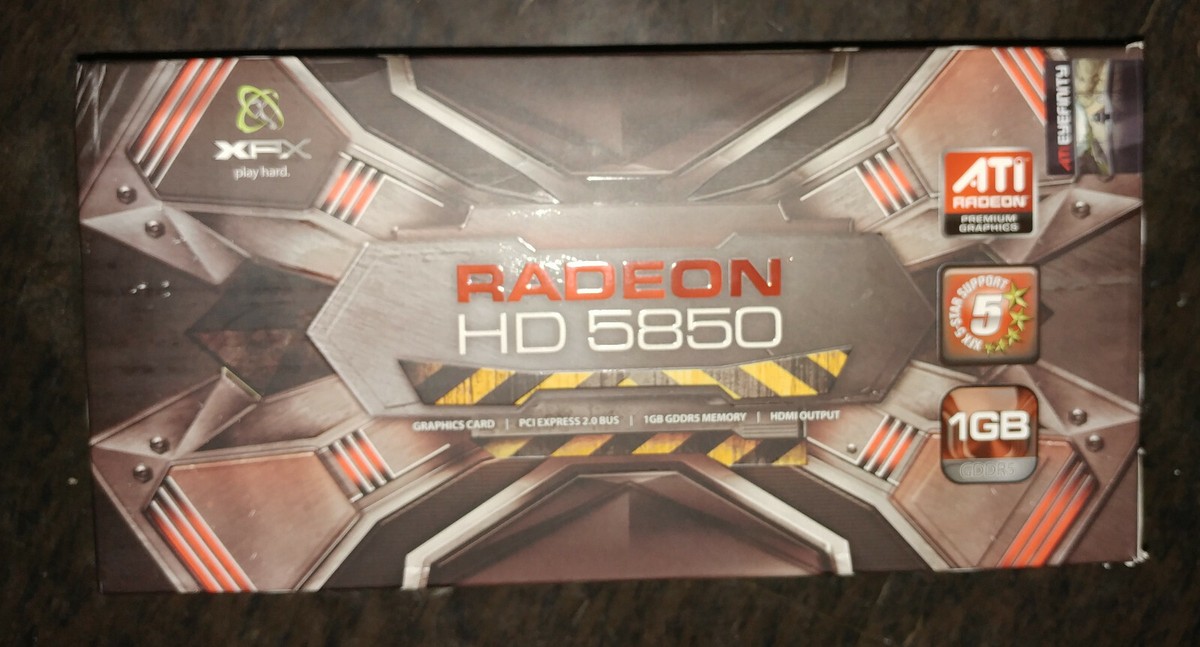 XFX ATI Radeon HD 5850 HD-585X-ZAFC 1GB GDDR5 SDRAM PCI Express