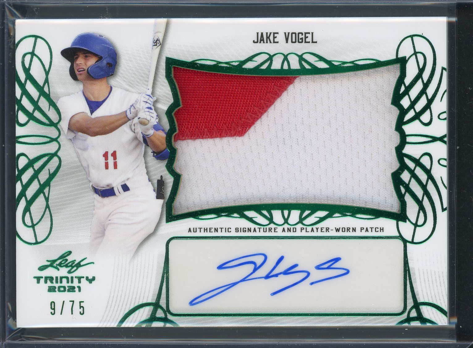 2021 Trinity Jake Vogel /75 RC Patch Auto