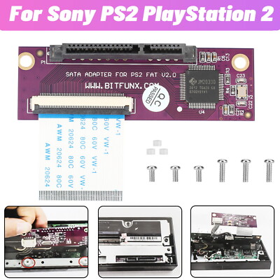 SATA Upgrade Adapter Kit For Sony PS2 Playstation 2 Original Network Adapter Set