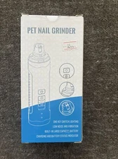 Dog Nail Grinder with LED Light, 2 Speed 10 Working Hour Electric Pet Nail Trimm