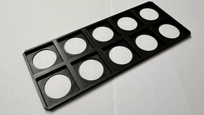 Movement tray 25x25mm 10 Slots, 4 Stück für Rollenspiel und Tabletop z.B.