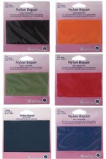 Hemline Nylon Self Adhesive Waterproof Repair Patches Mending Coats Tents Bags